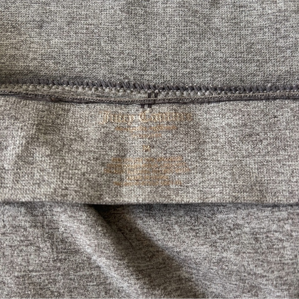 Juicy Couture Grey One Shoulder Sports Bra Logo Band Fall/Winter Athleisure M - Picture 4 of 6